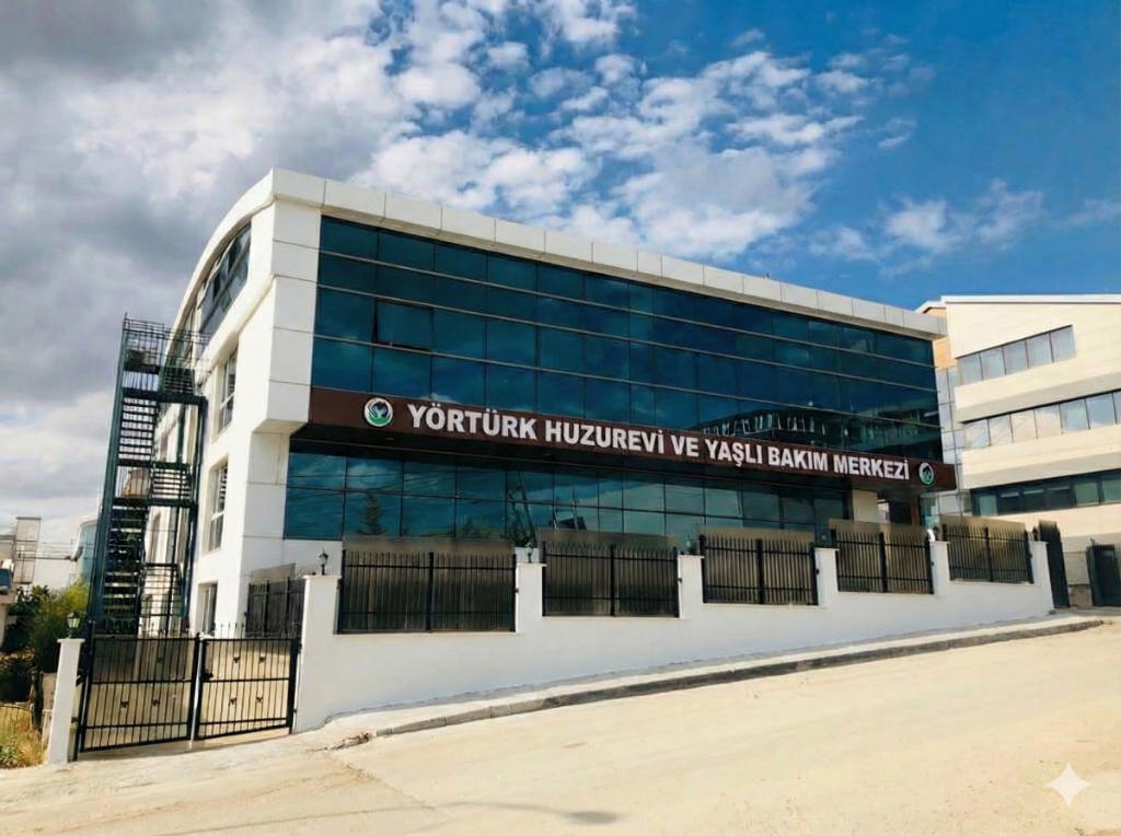 Huzurevi Ankara Dış Cephe Görünümü - Yaşlı Bakım Tesisi Binası - Yörtürk Ankara Huzurevi ve Yaşlı Bakım Merkezi